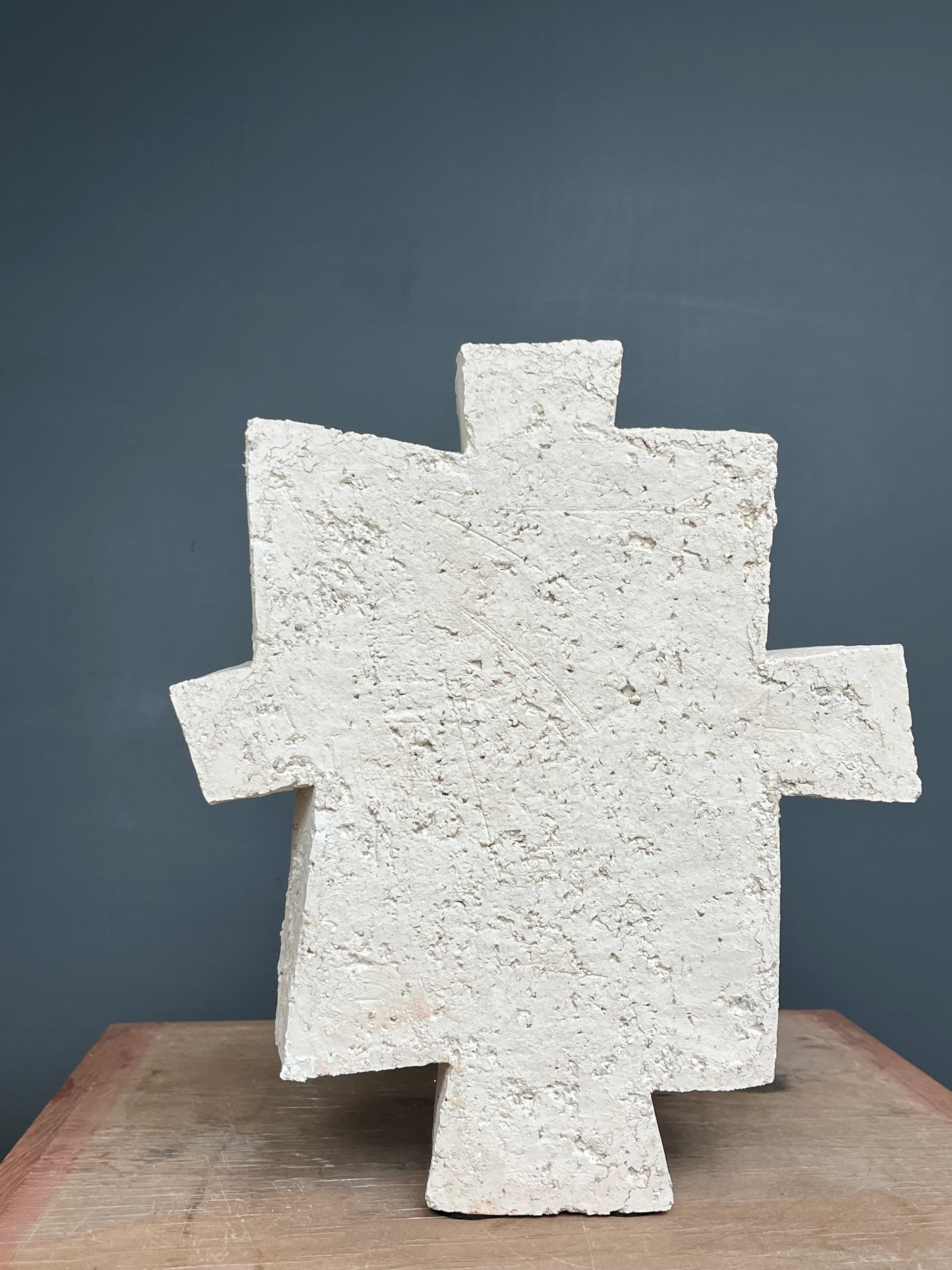 Croix terre blanche chamottée