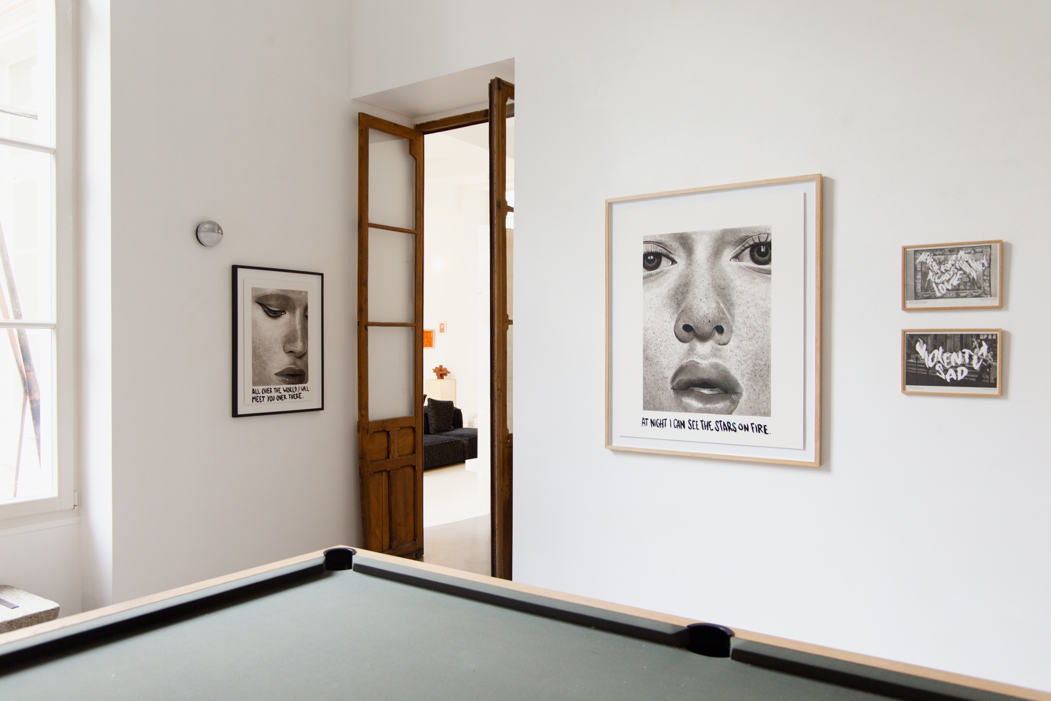 All over the world I will meet you over there