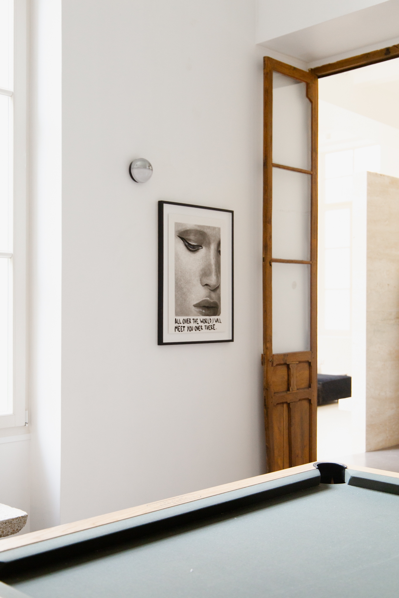 All over the world I will meet you over there