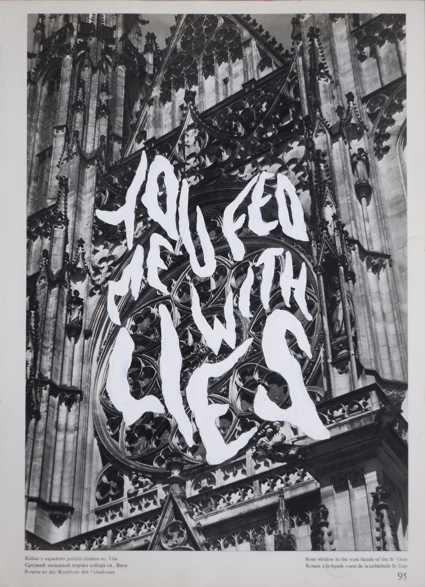 You fade me with lies