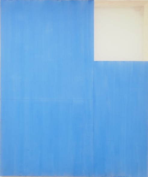 Patchwork composition II-b blue