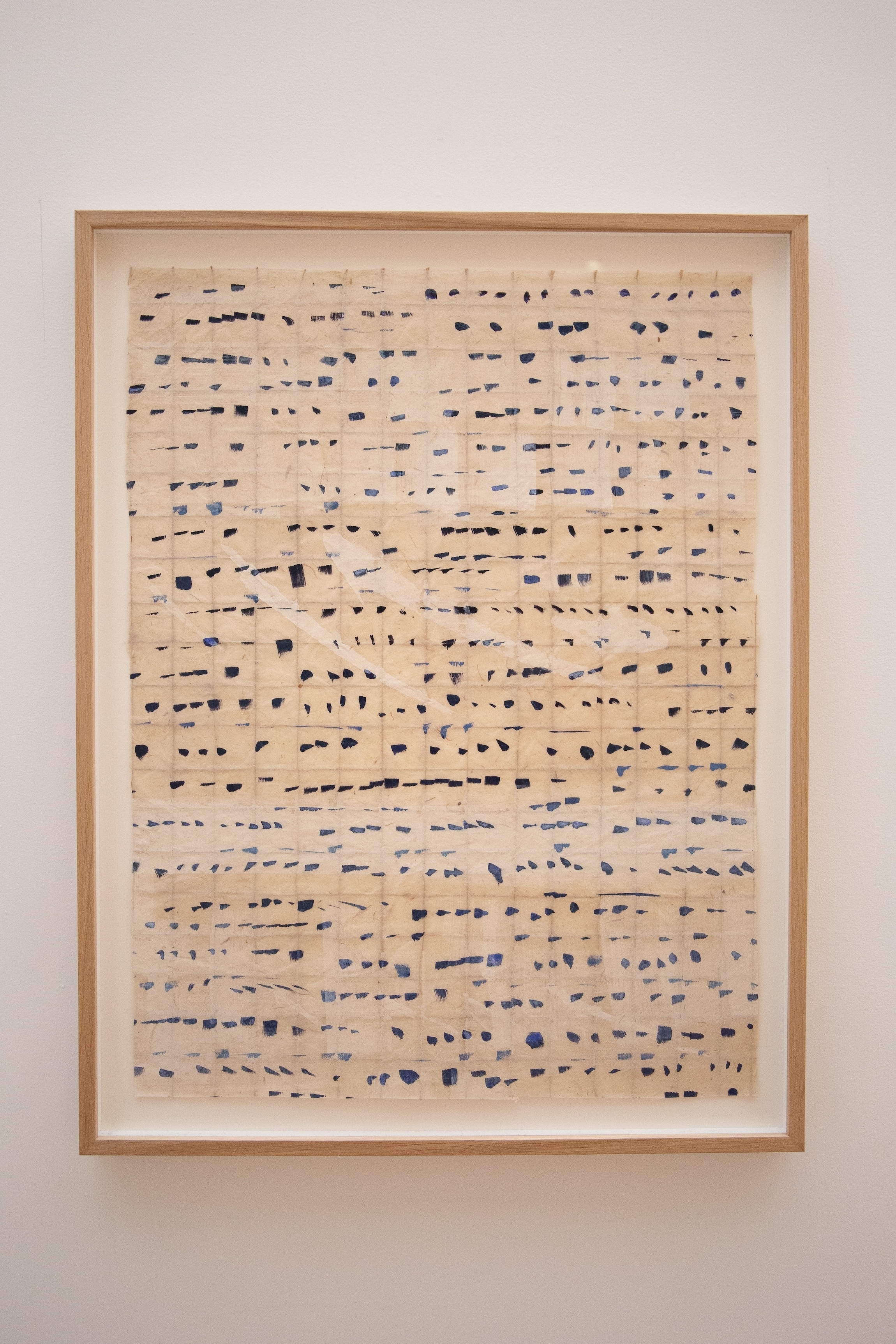 Ecriture cunéiforme - Bleu et noir