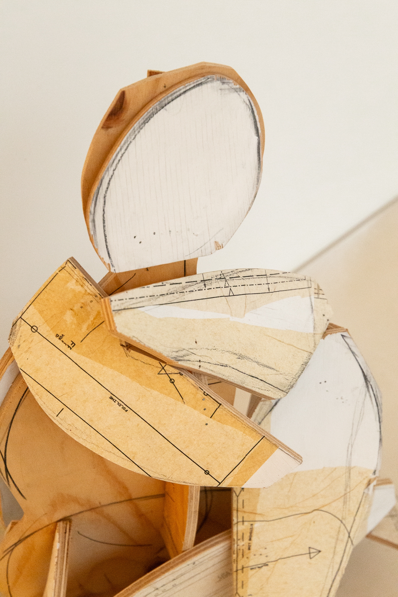 Folded Female Woman Seated V