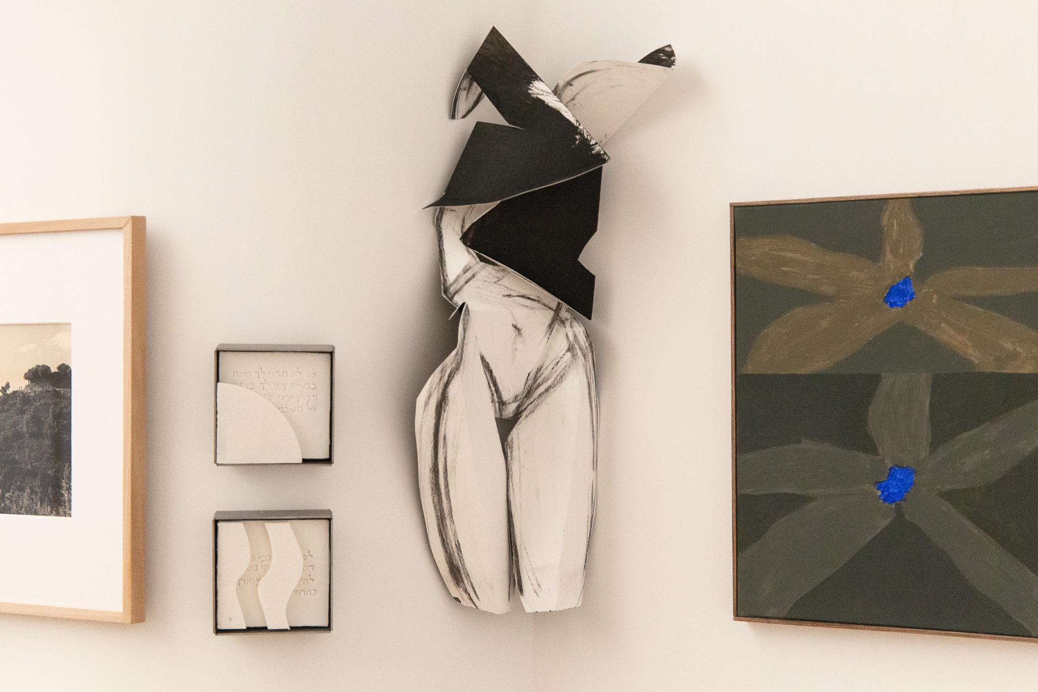 Folded Female in Black and White