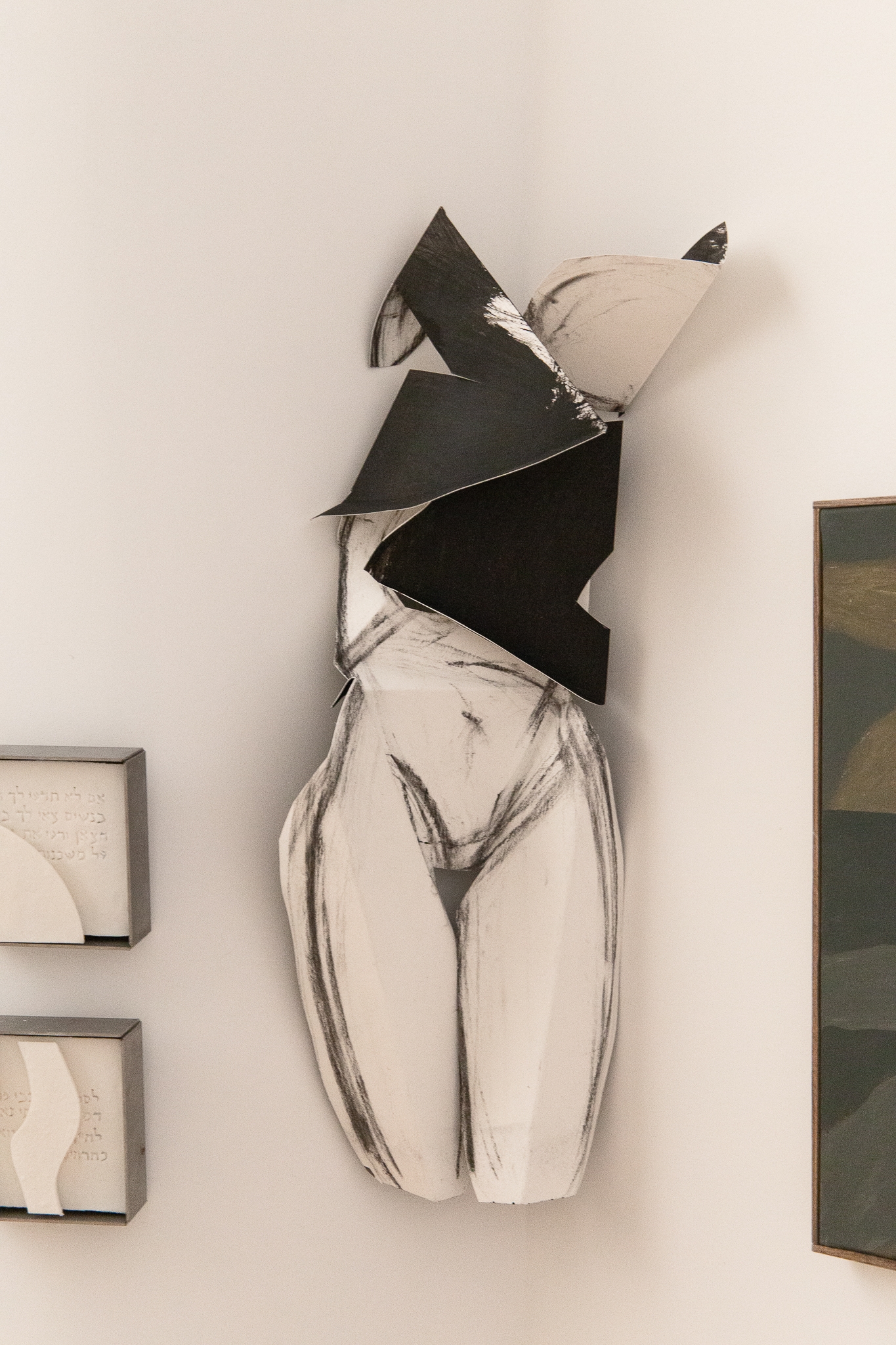 Folded Female in Black and White