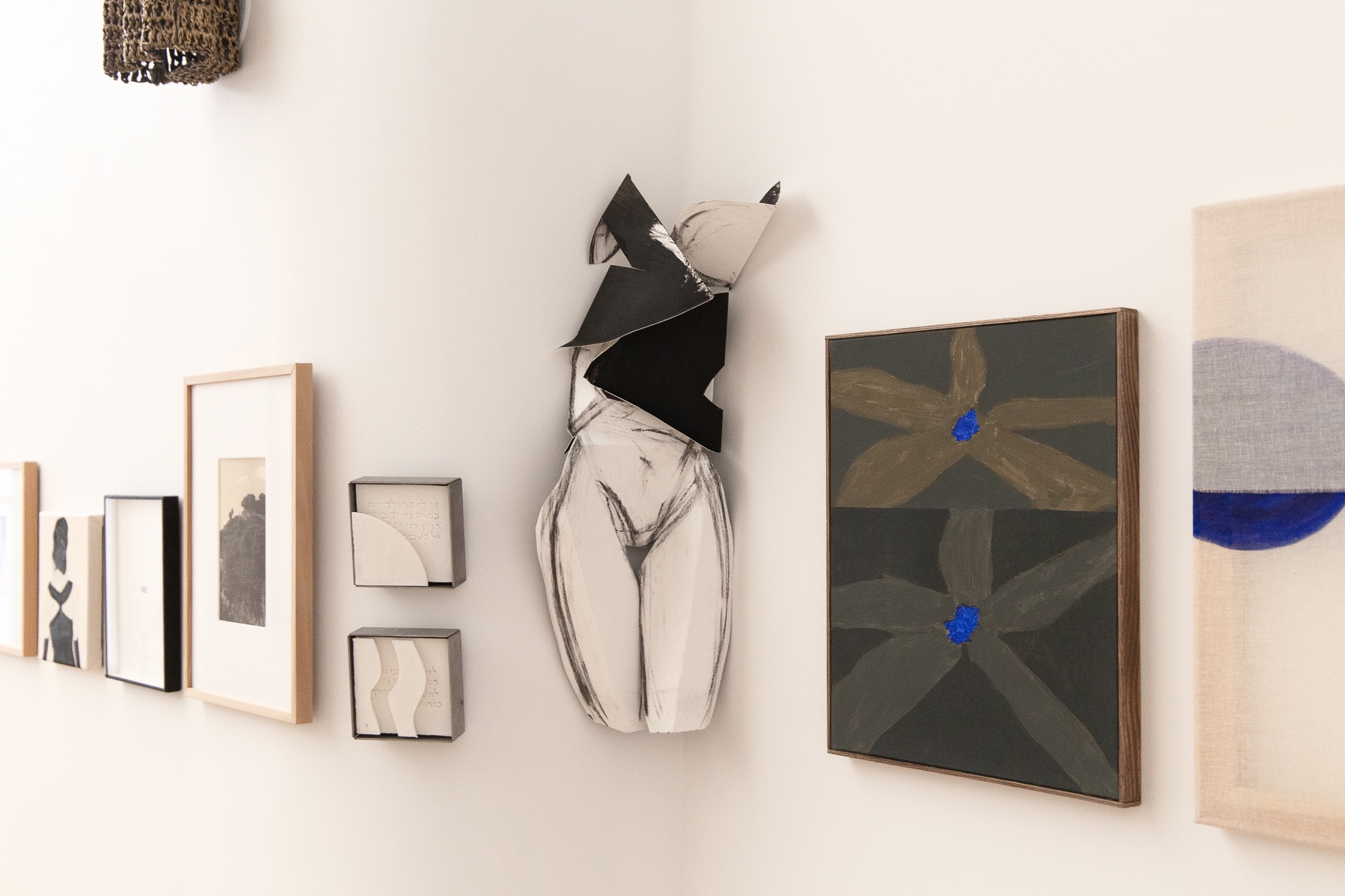 Folded Female in Black and White