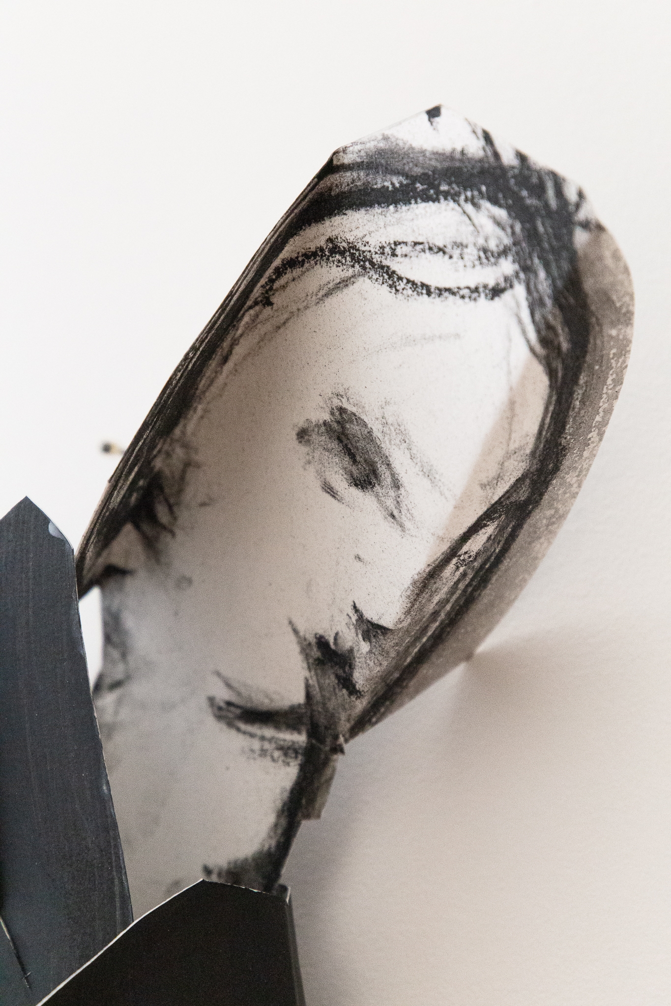 Folded Female in Black and White