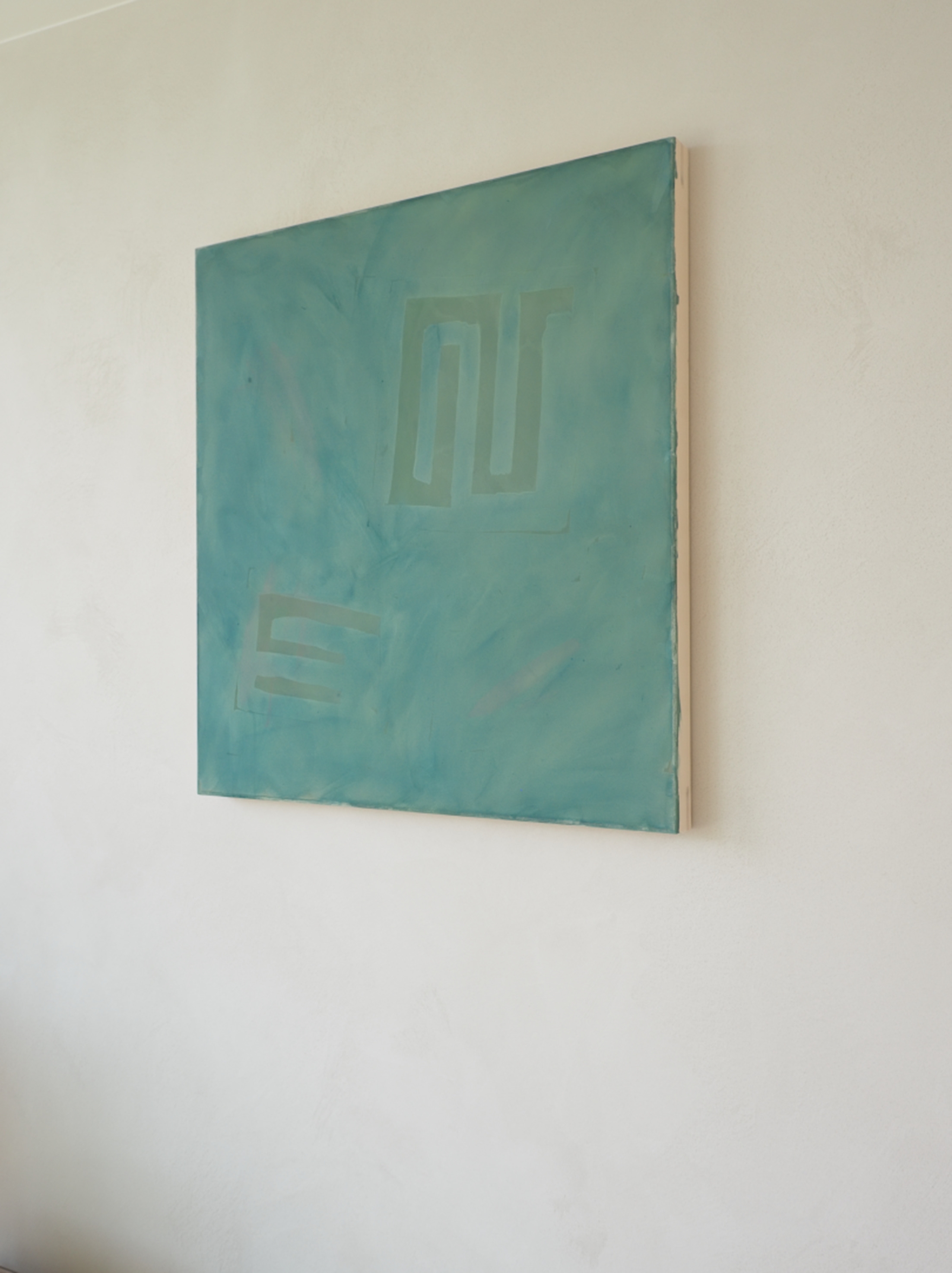 Transcendencia - deep green over rose