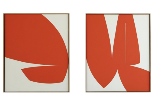 Orange Diptych