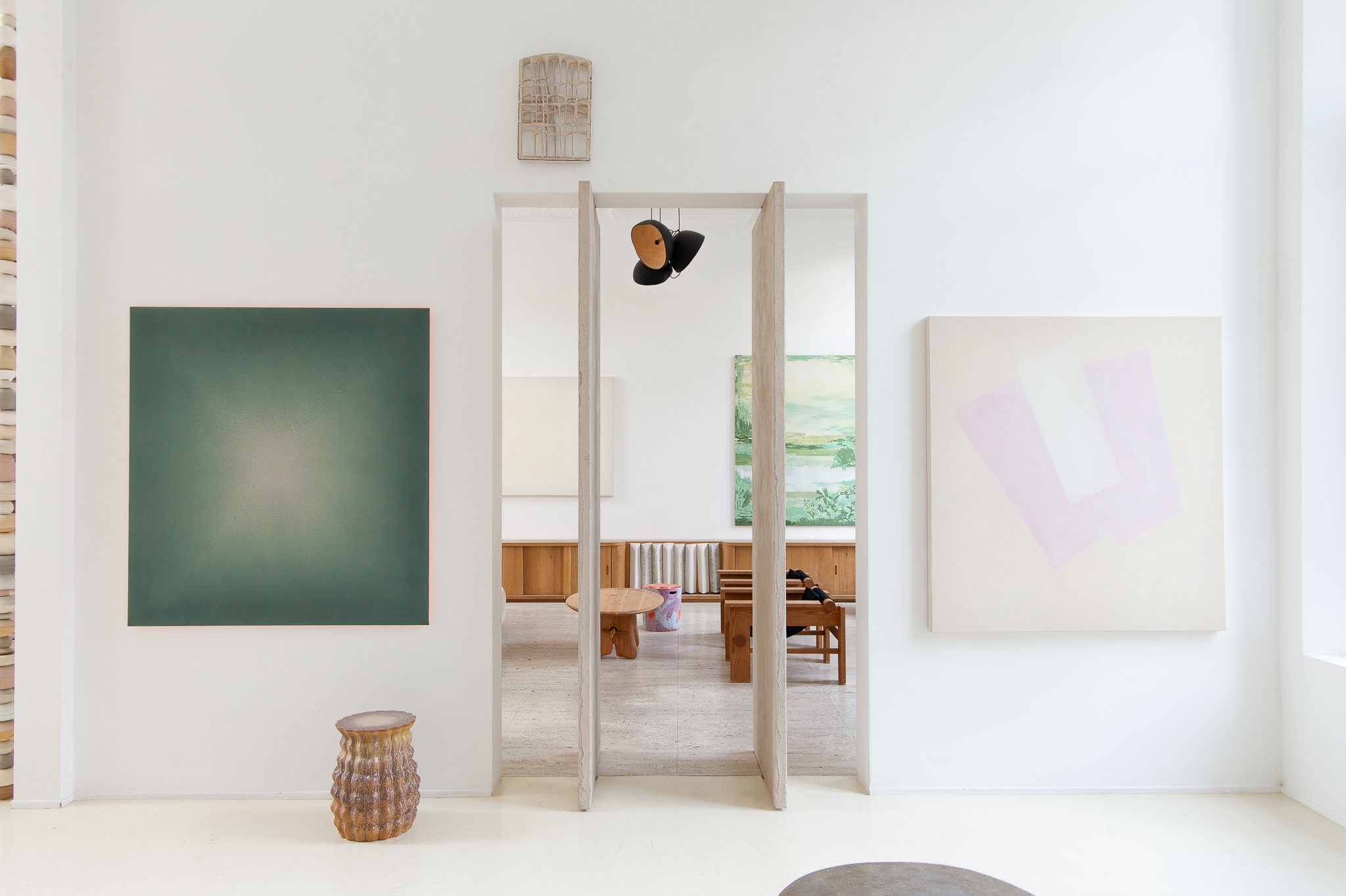 Enigma series, red, off white