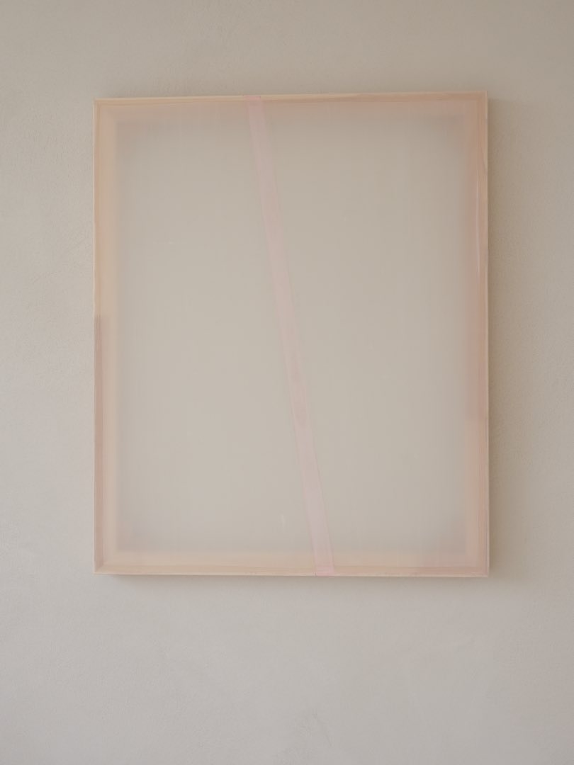 Pink stripe on white 3