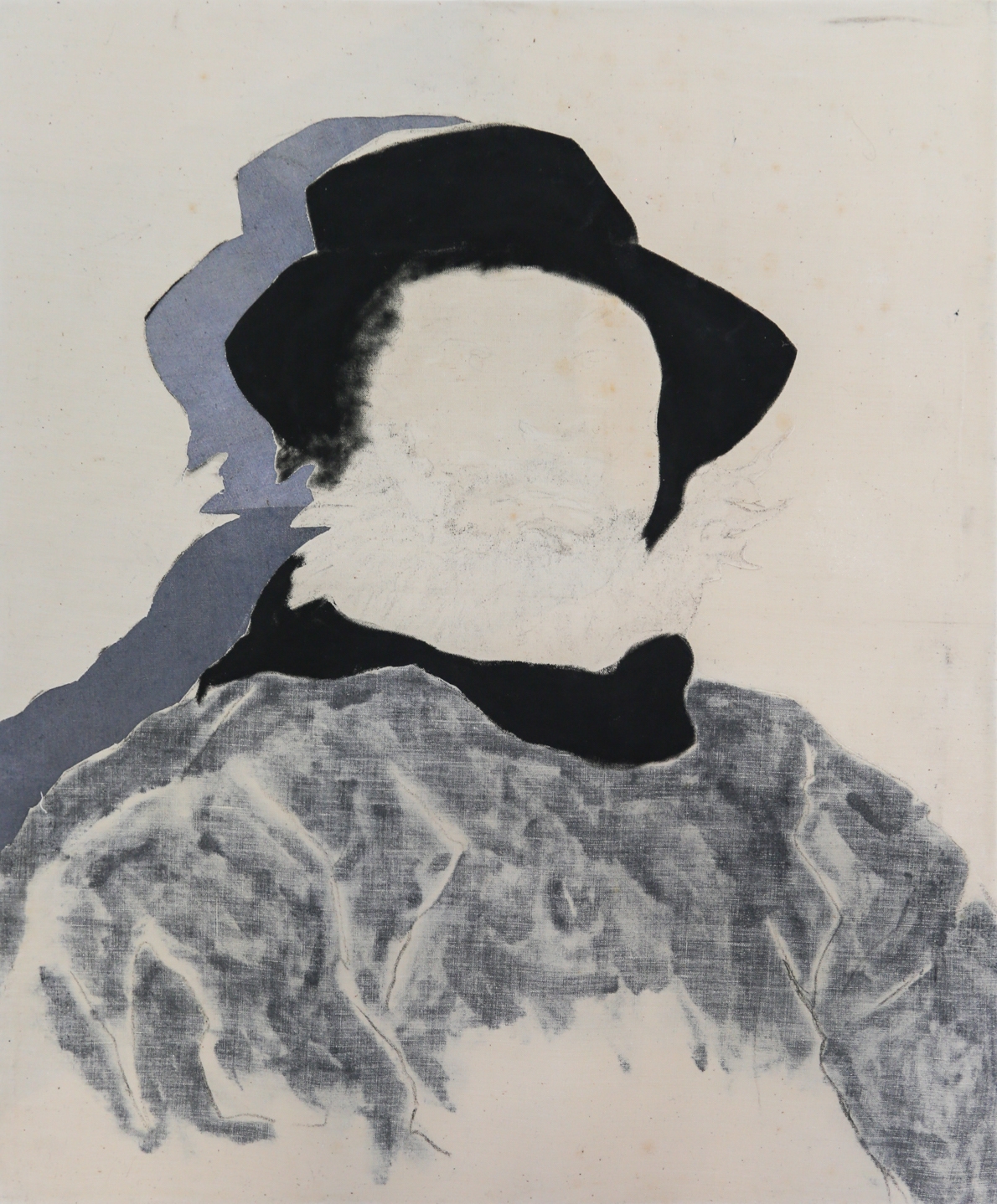 Portrait de l'homme en bleu