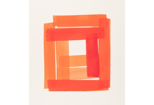 Squares & Strokes Orange