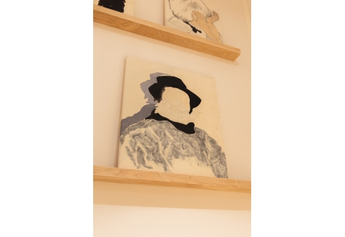 Portrait de l'homme en bleu