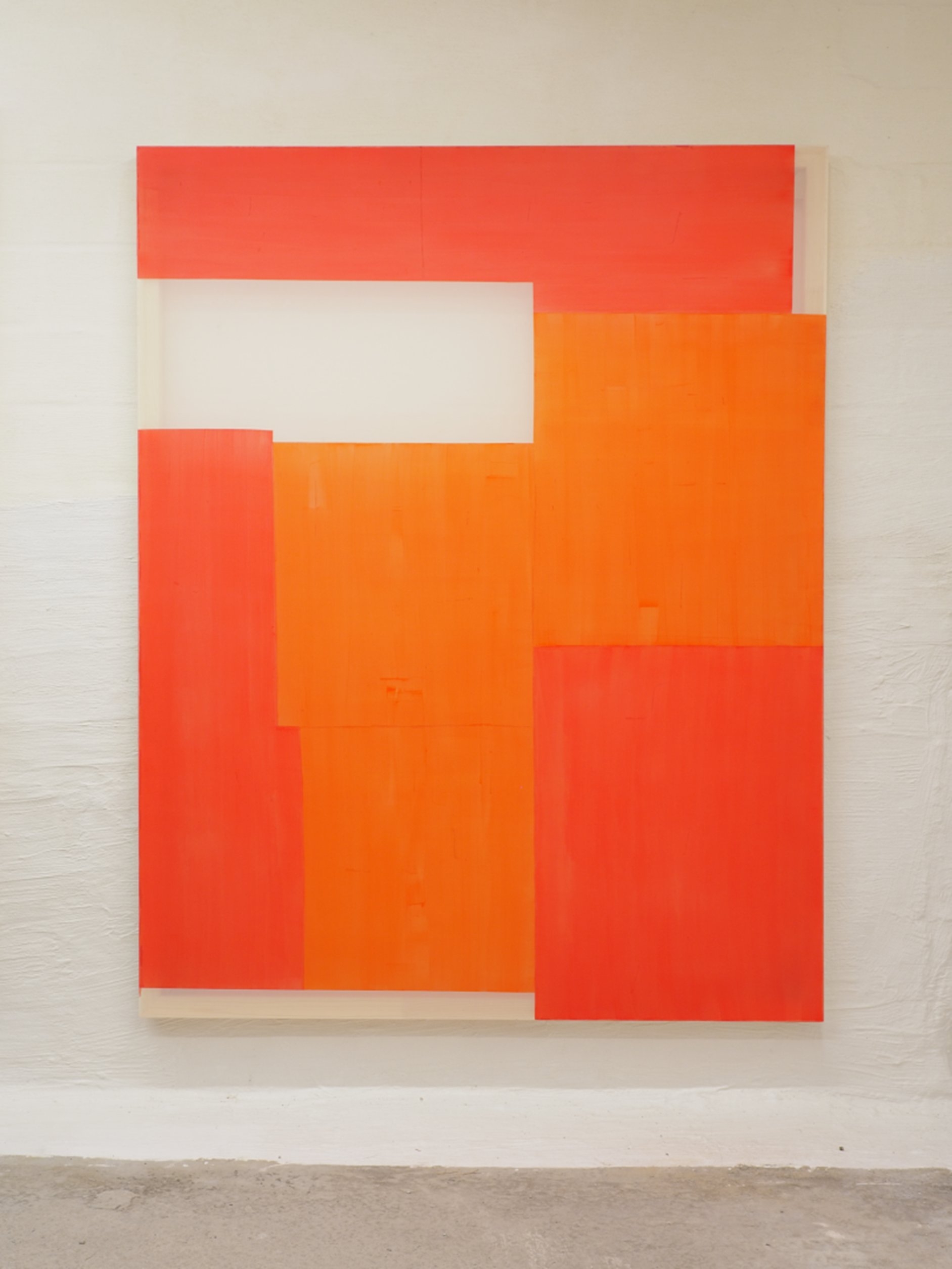 Cento Moduli composition orange, scarlet red