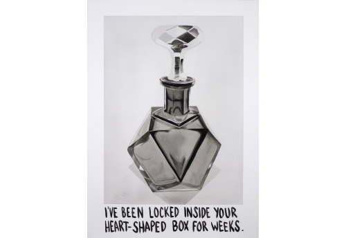I've been locked inside your heart-shaped box for weeks