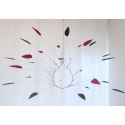 Bouquet gris foncé et rose grenat Jacques Salles Sculpture Zeuxis