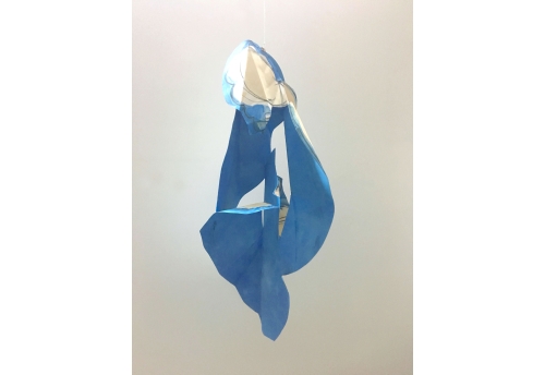 Folded Female, Blue Turning
