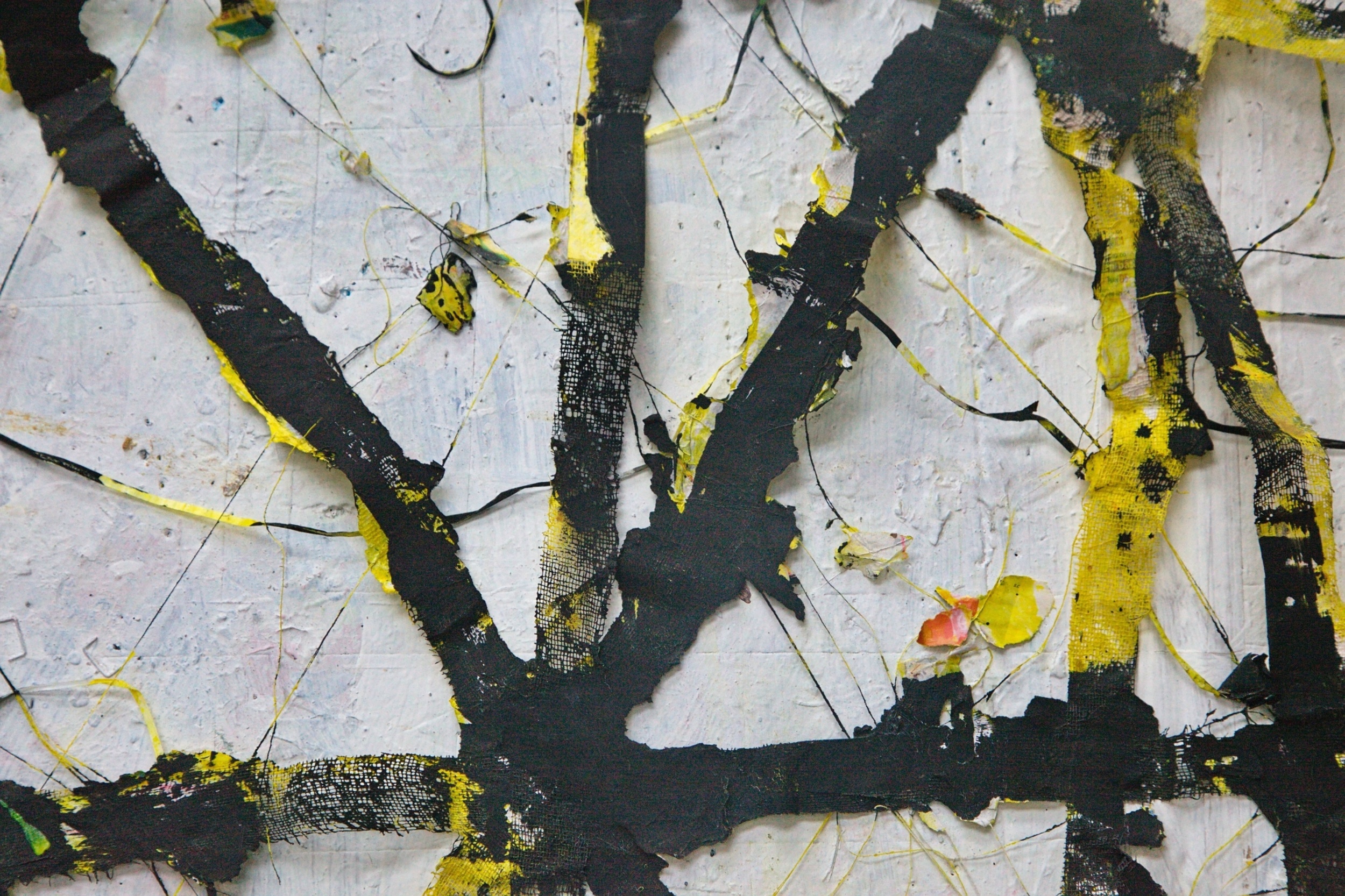 Cercle - Jaune noir Edward Baran Artworks on paper Zeuxis