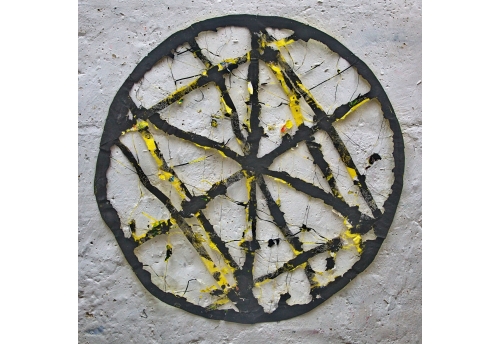 Cercle - Jaune noir Edward Baran Artworks on paper Zeuxis