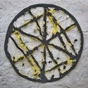 Cercle - Jaune noir Edward Baran Artworks on paper Zeuxis