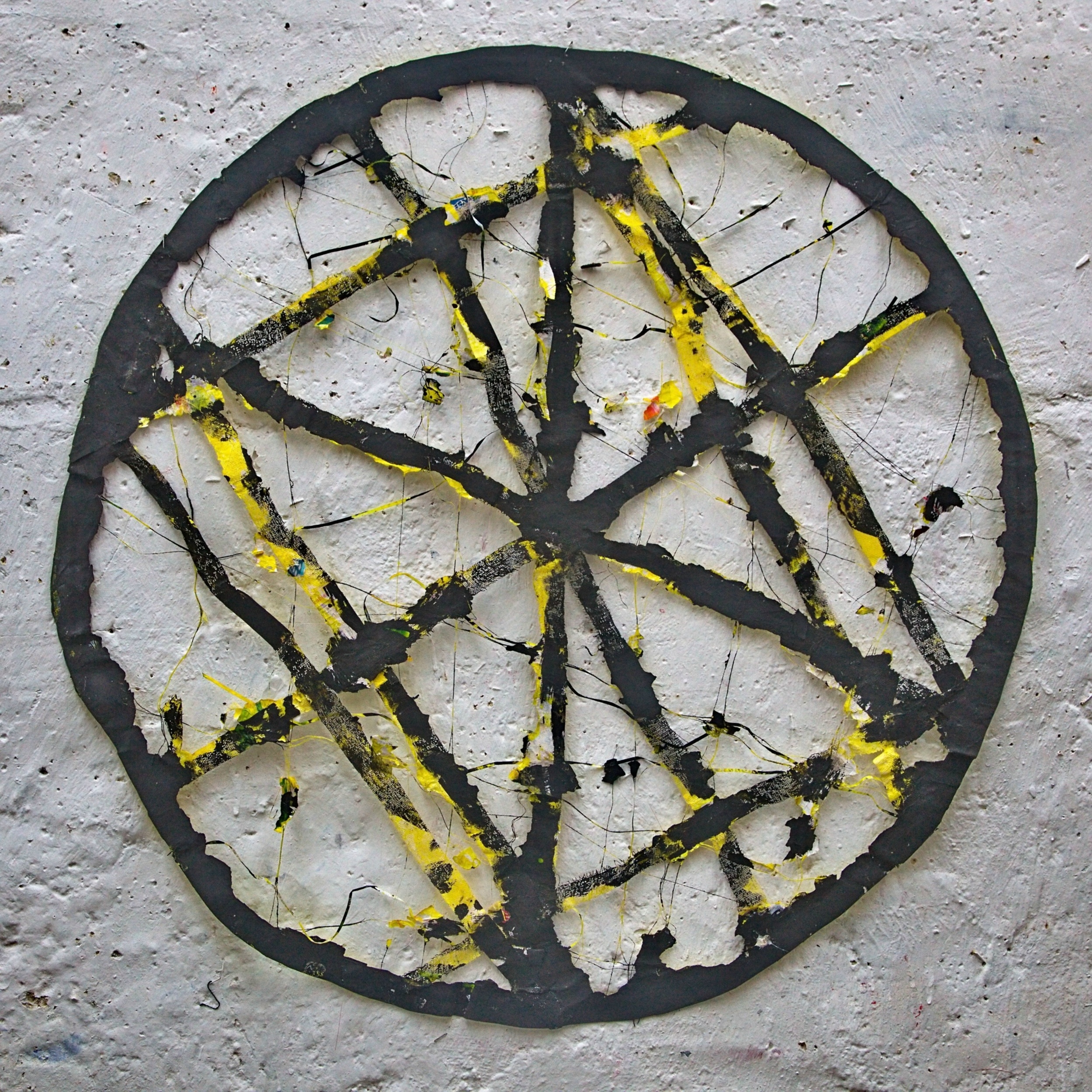 Cercle - Jaune noir Edward Baran Artworks on paper Zeuxis