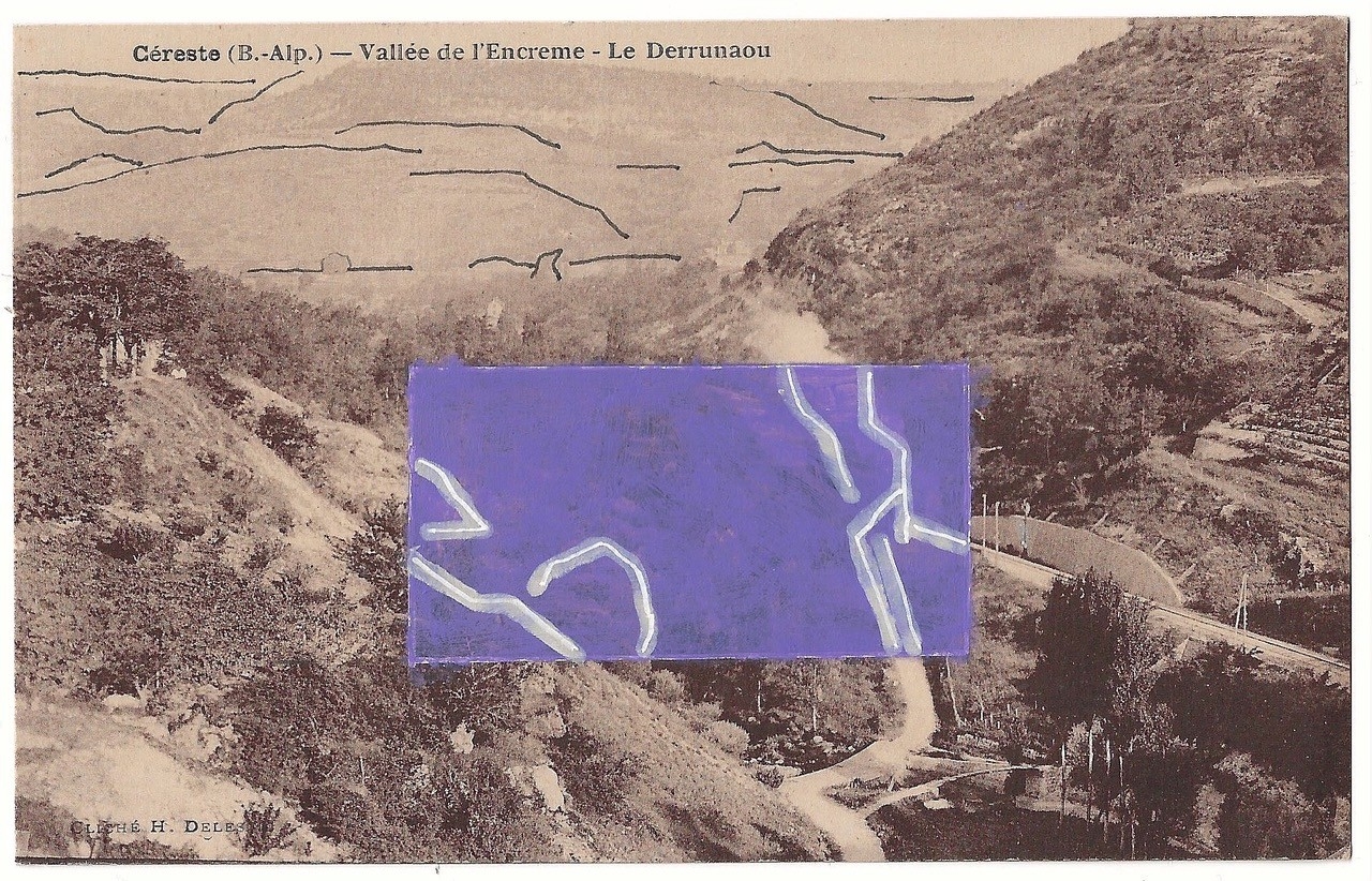 Céreste, vallée de l'Encreme