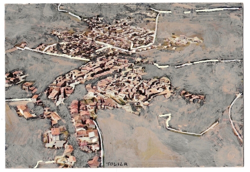 Céreste, vue aérienne 2