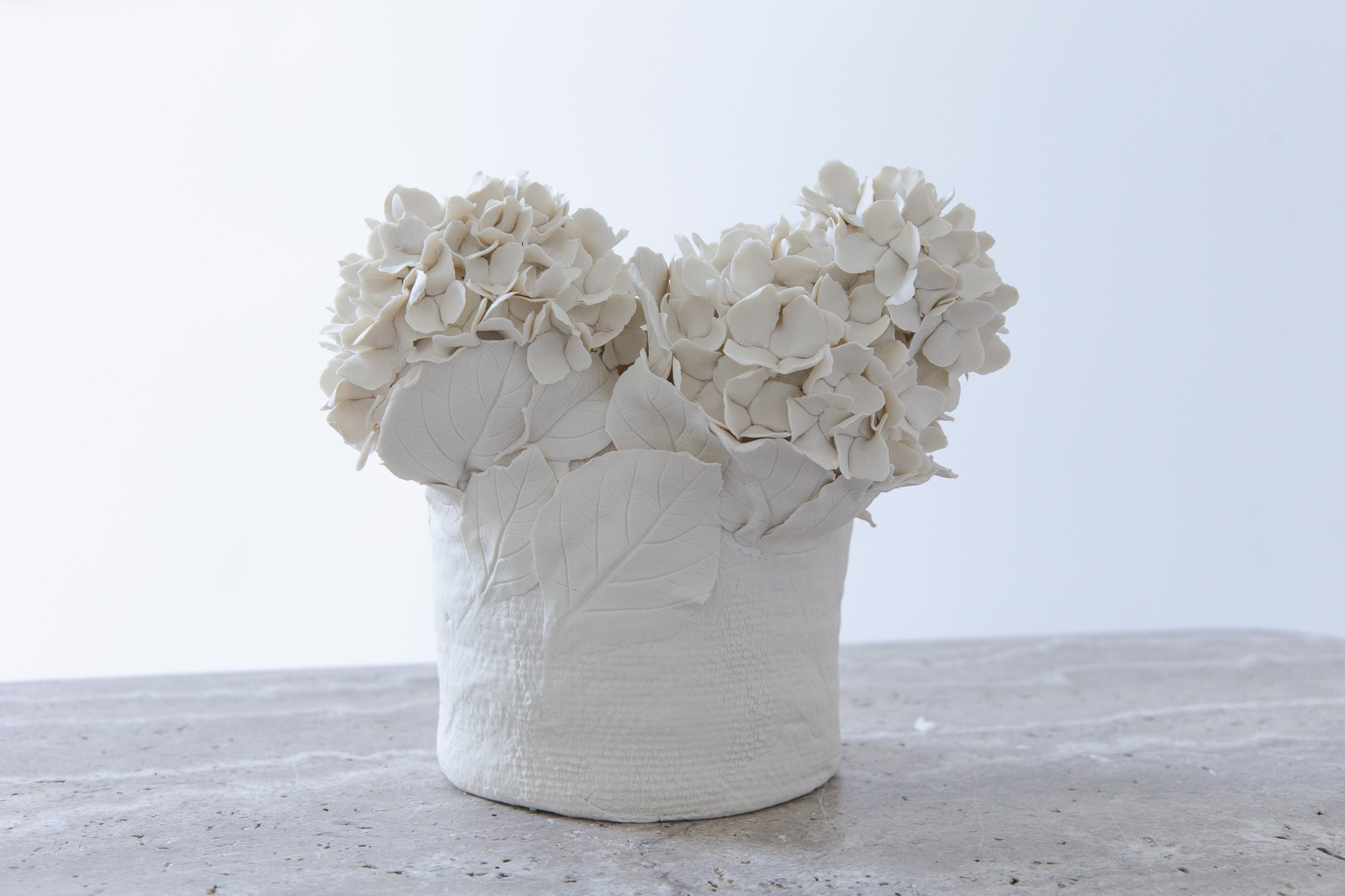 Panier d'Hortensias d'été
