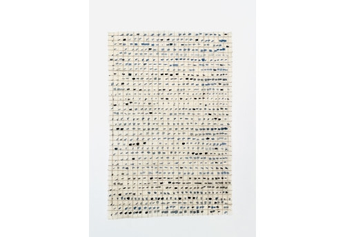 Ecriture cunéiforme bleu&nbsp;terre bleu