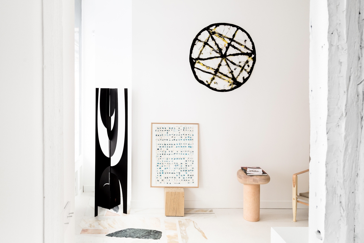 Cercle - Jaune noir Edward Baran Artworks on paper Zeuxis