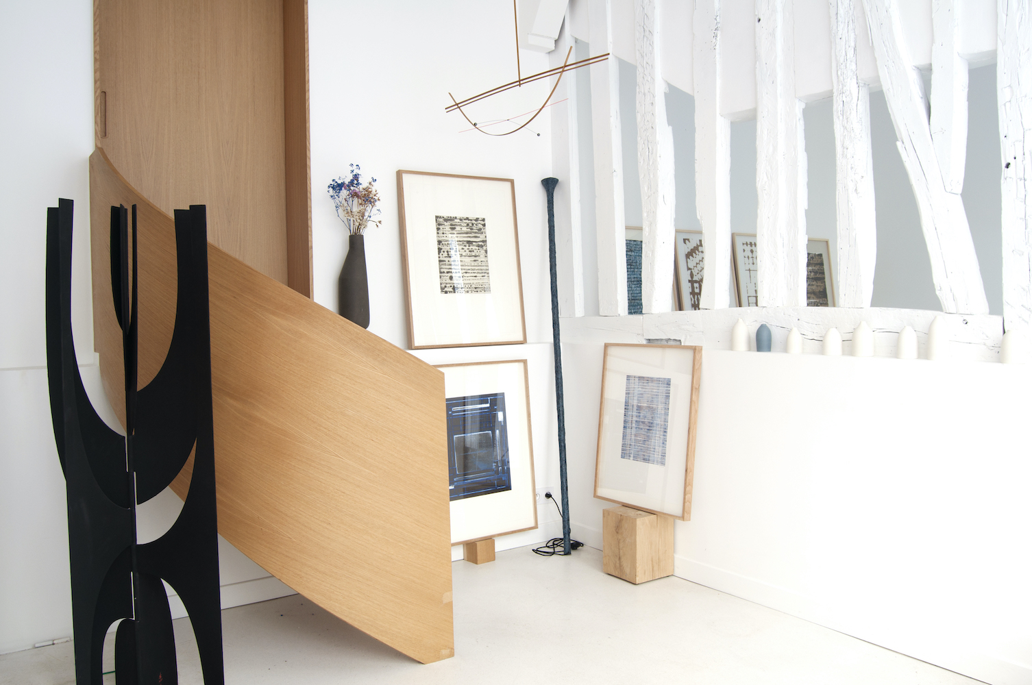 Composition d'acryliques sur toile 