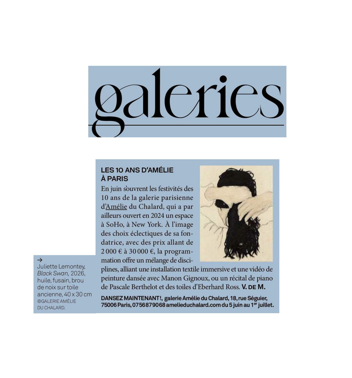 Les 10 ans d'Amélie à paris