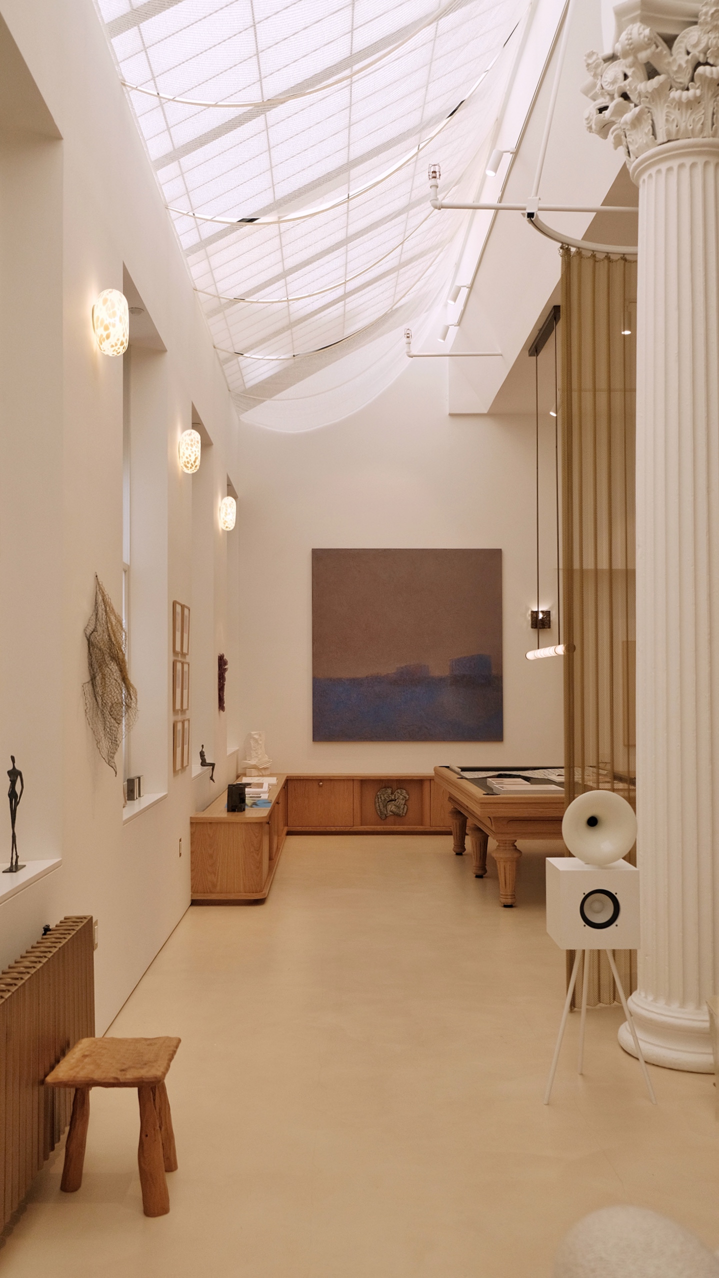 An exhibition featuring a work by Bruno Dufourmantelle