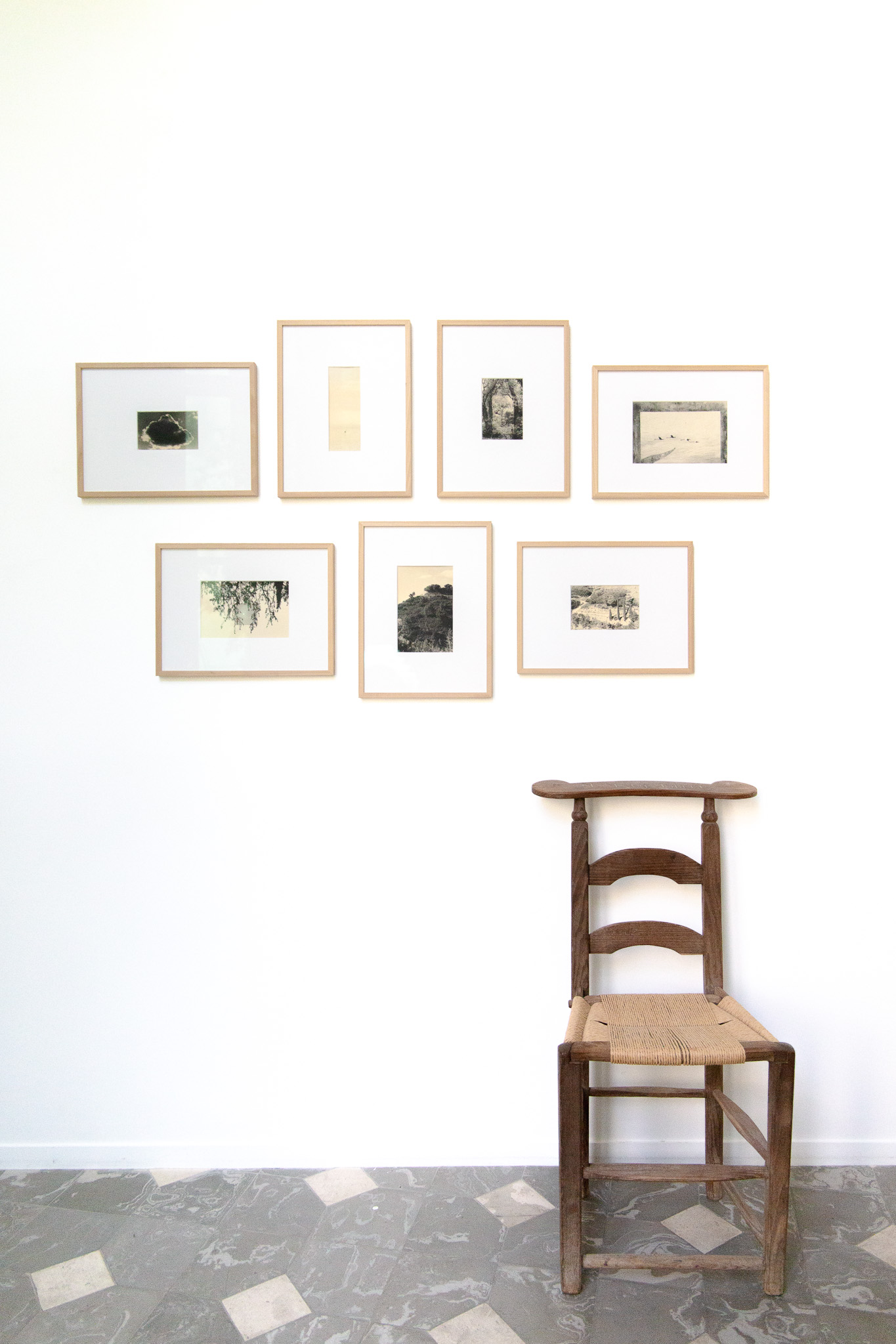 A display of photographs by Maxime Fardeau